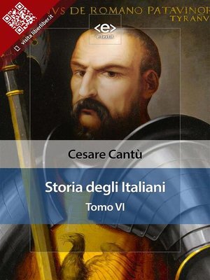 cover image of Storia degli italiani. Tomo VI